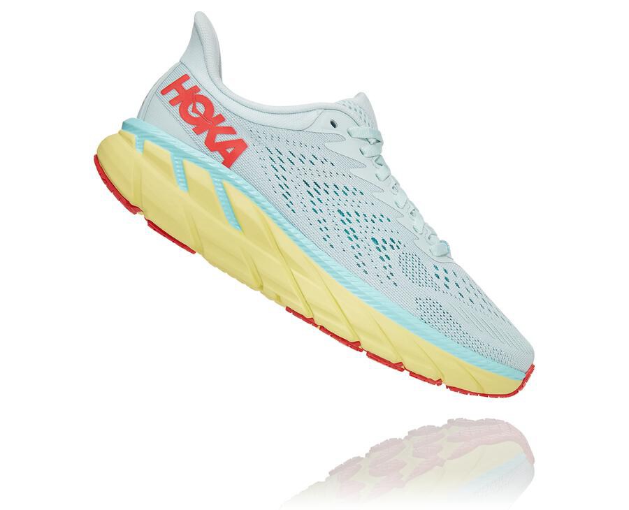 Tenis Hoka One One Mujer Azules - Clifton 7 - BFDW29541